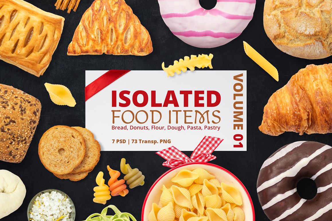 Isolated Food Items Vol.1 example image