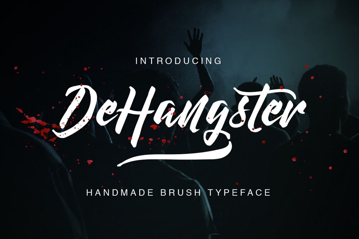 DeHangster Typeface example image