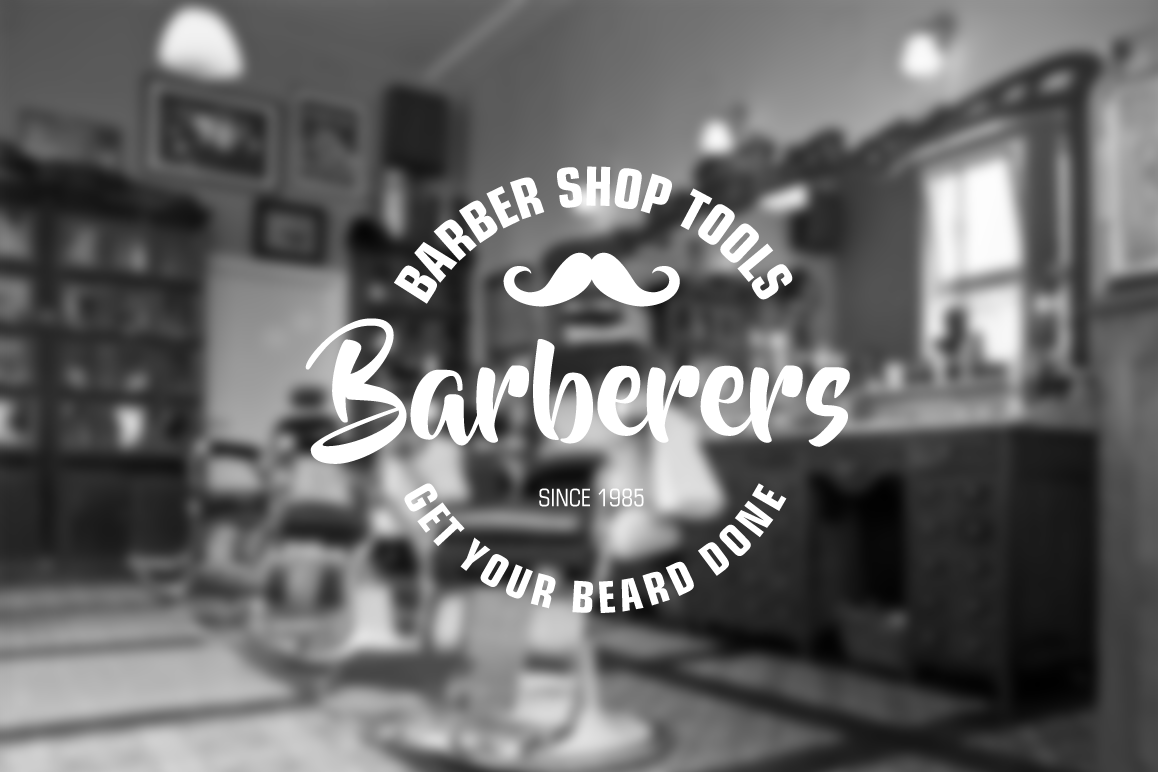 Barbrer Shop Logo Design example image