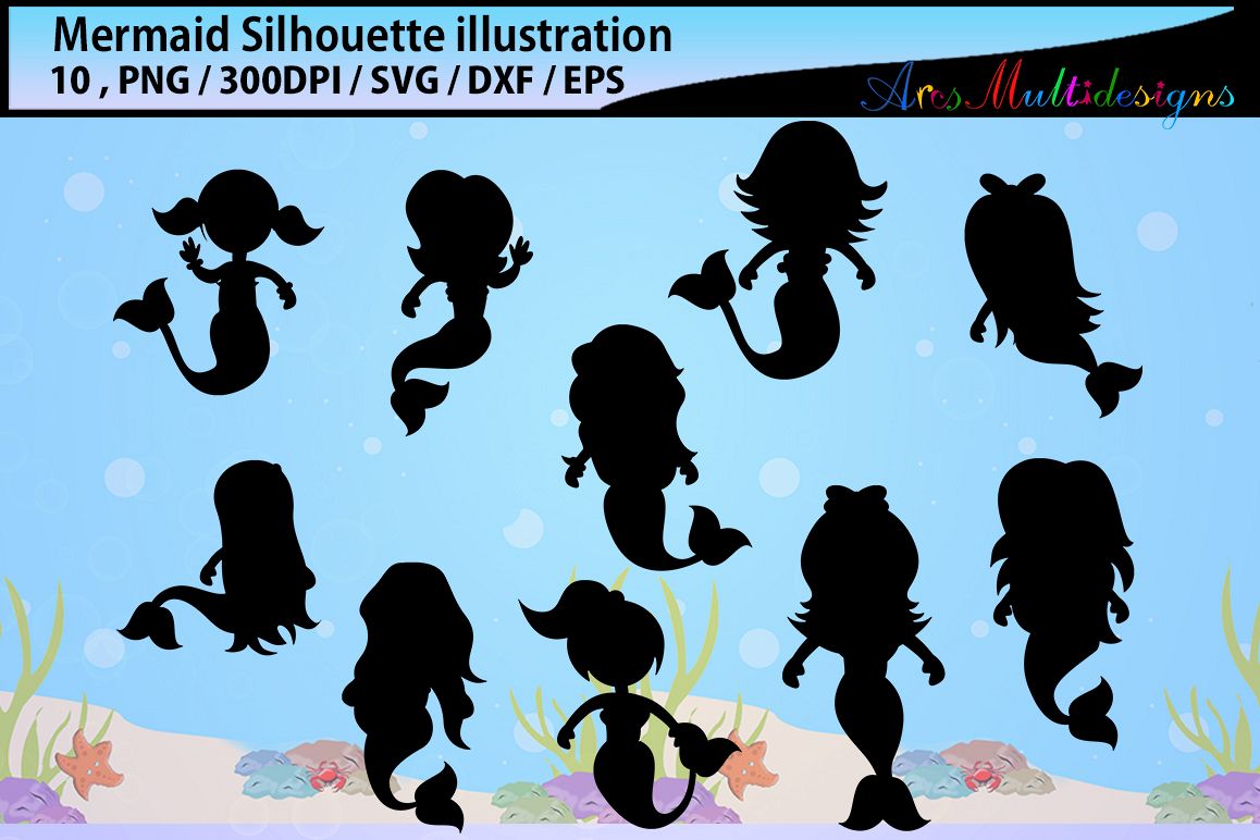 Free Free 212 Mermaid Silhouette Little Mermaid Svg Free SVG PNG EPS DXF File