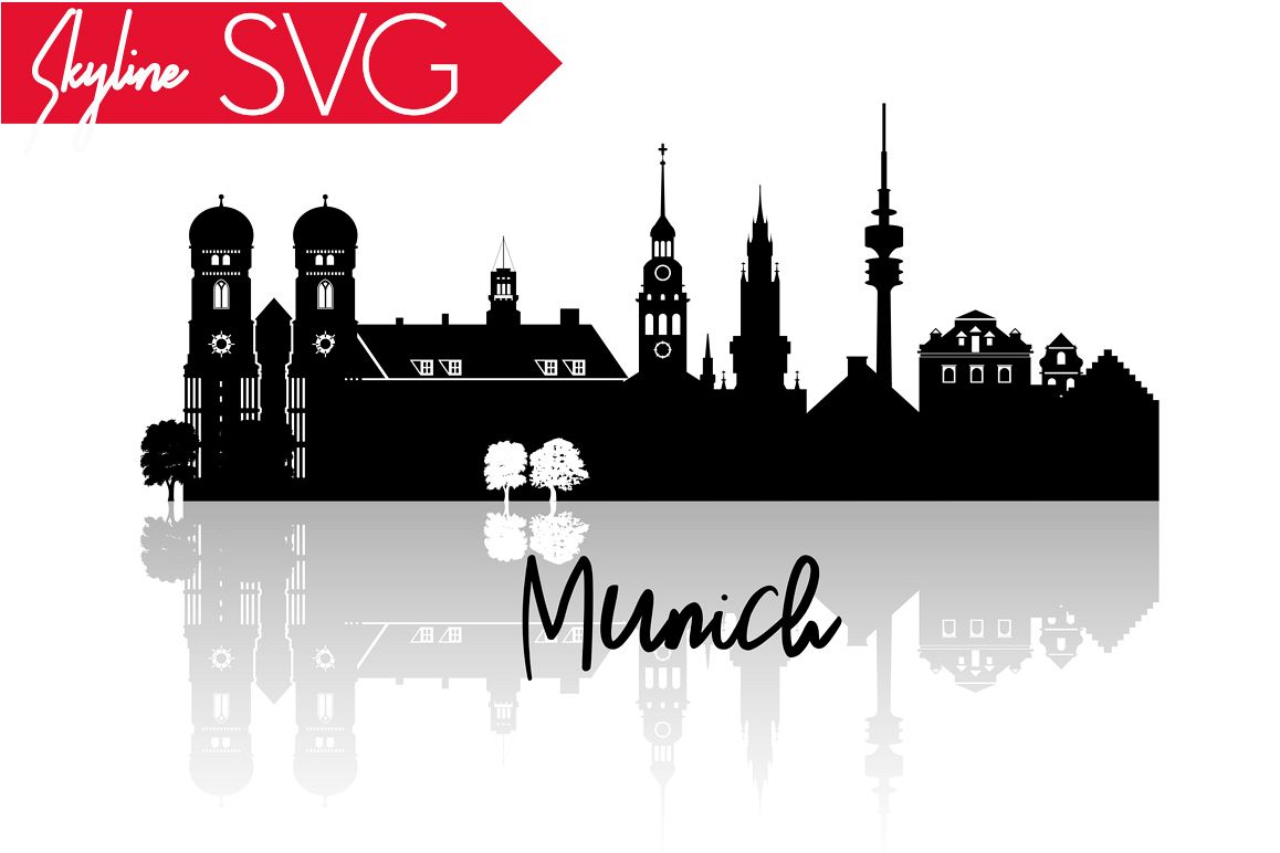 Vector map Munich Munchen Germany ai