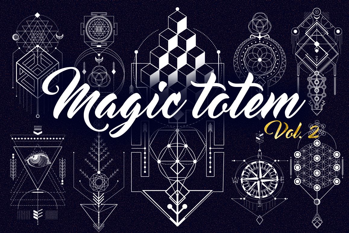 Sacred Geometry. Magic totem vol.2 example image