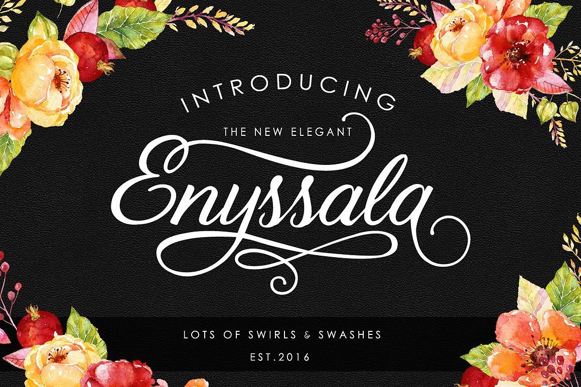 Enyssala Script example image