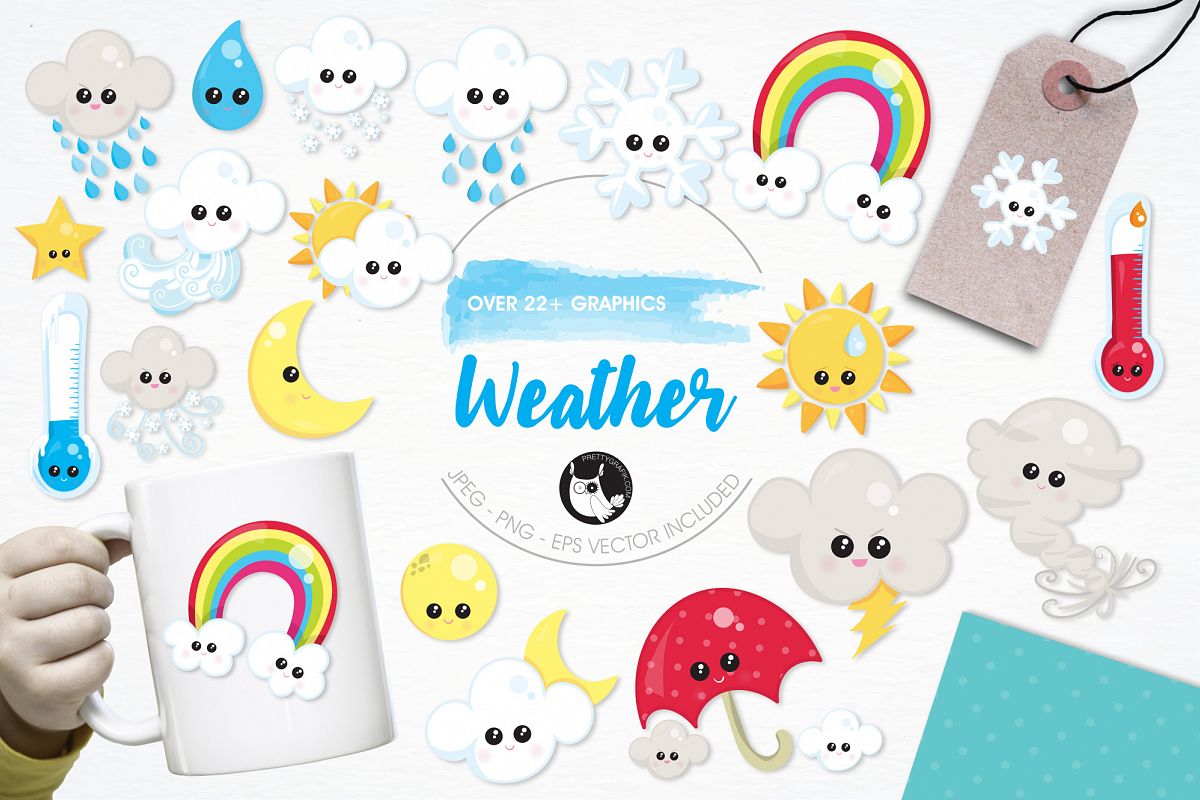 Weather graphics and illustrations example image