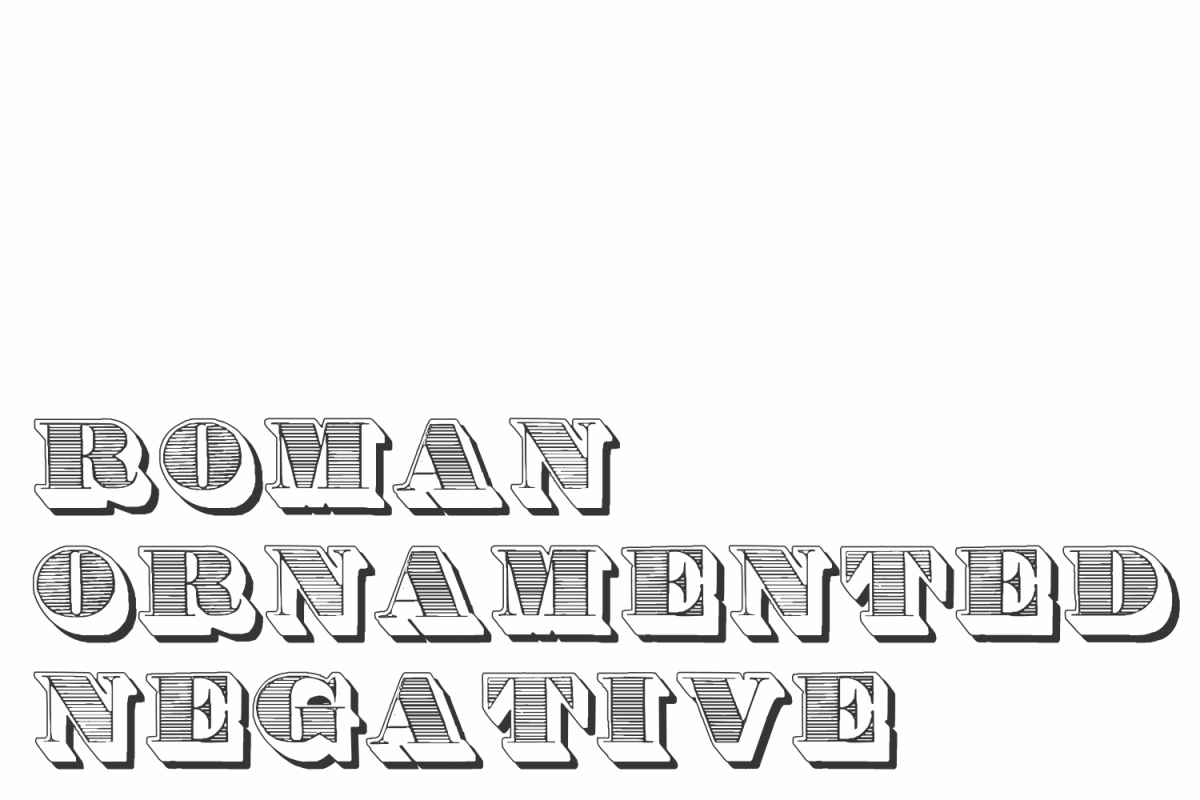 Roman Ornamented Negative example image