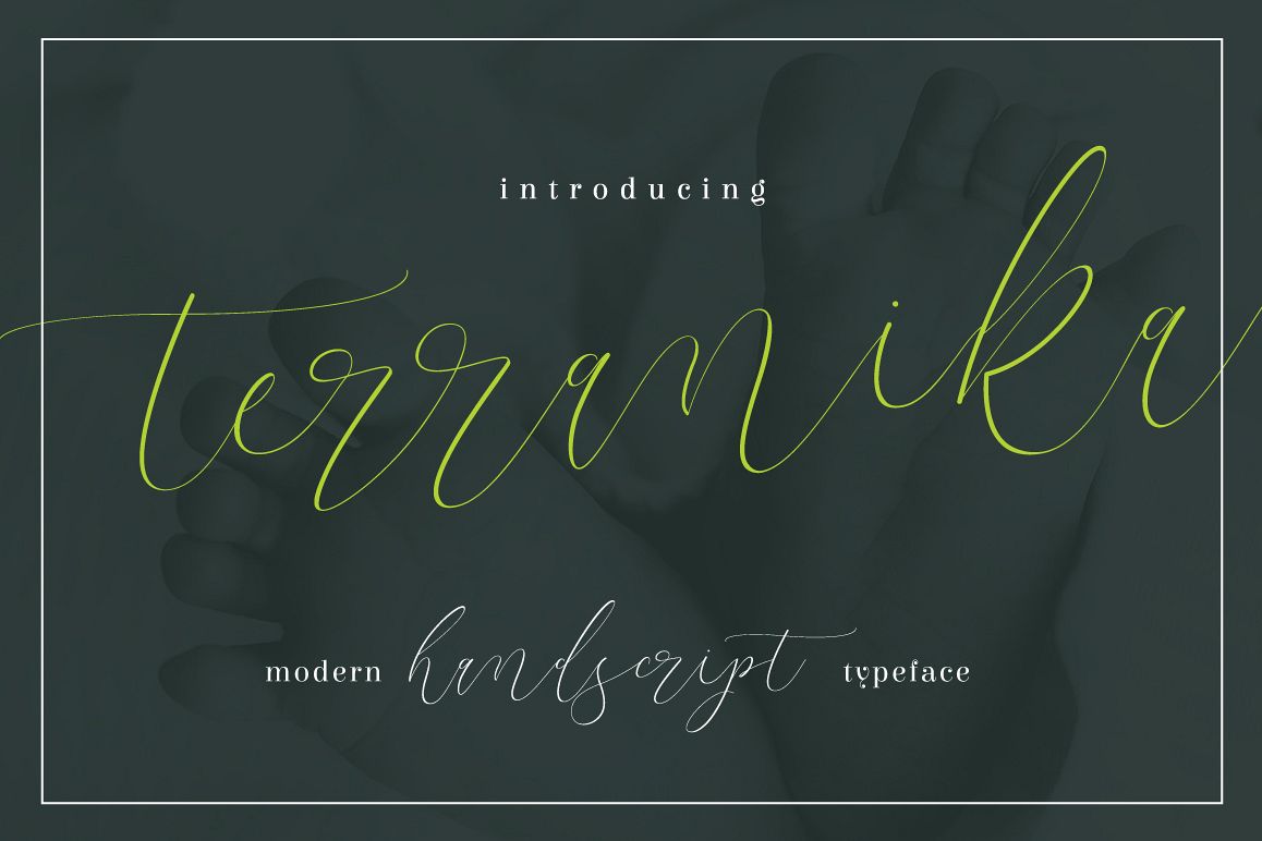 Terranika Typeface example image