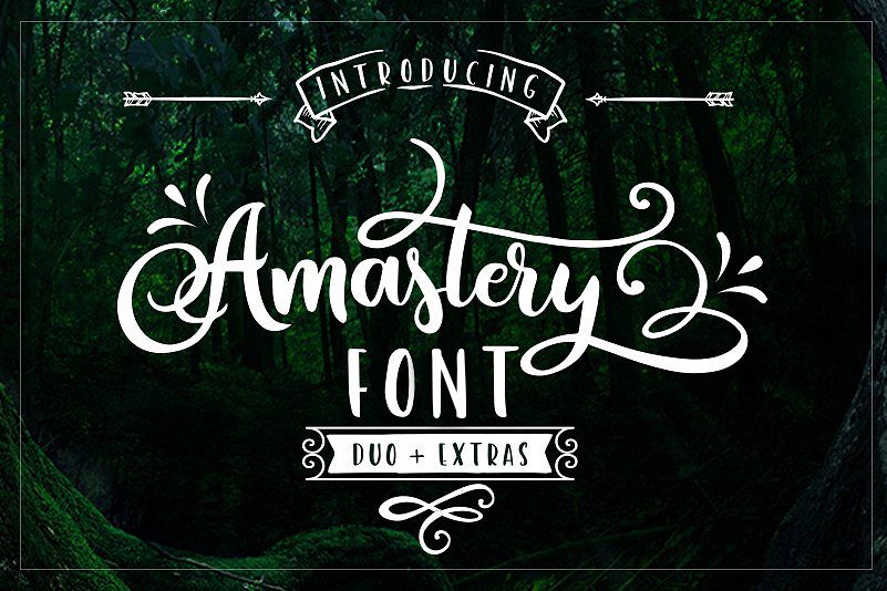 Amastery Font Duo + Extras example image