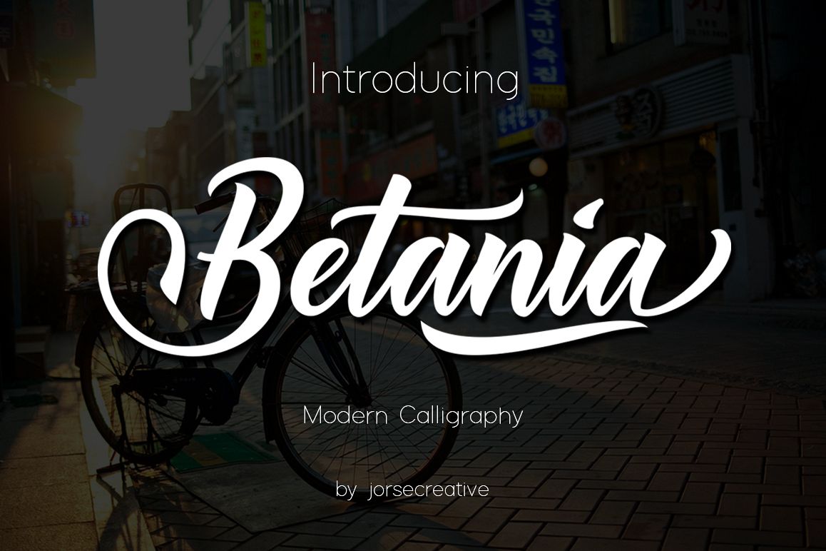 Betania Font example image