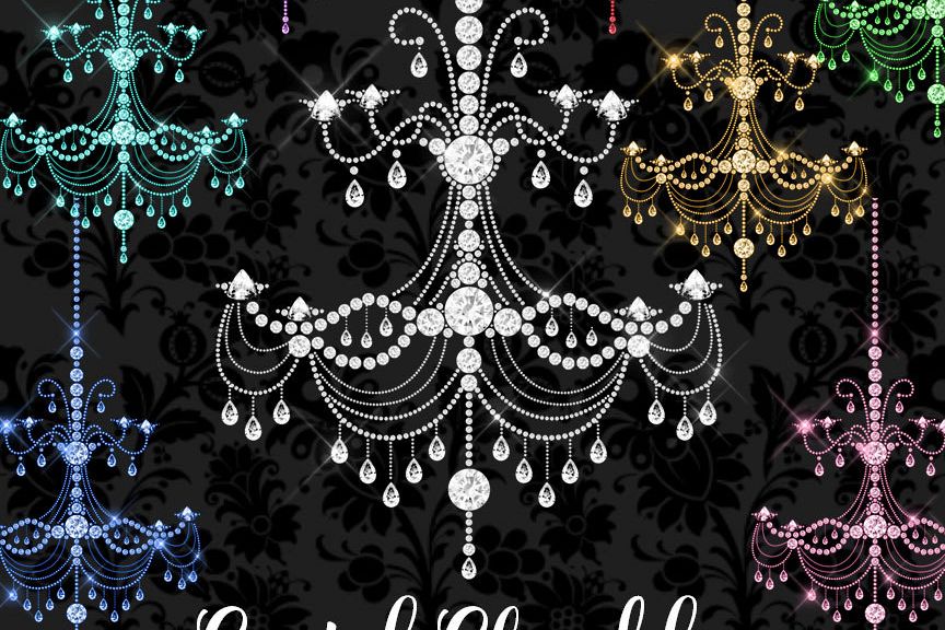 Crystal Diamond Chandeliers Clipart Example Image Crystal Diamond Chandeliers Clipart Example Image