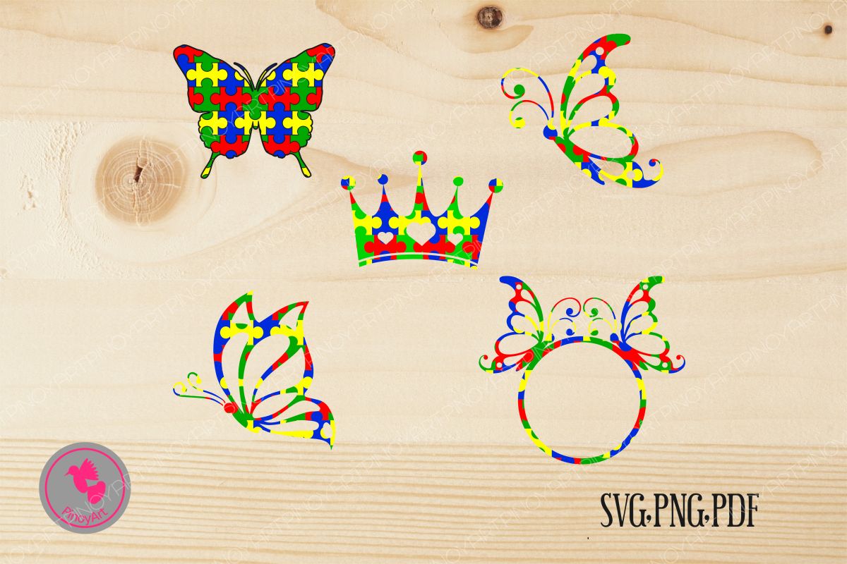 butterfly svg,butterfly svg file,autism | Design Bundles