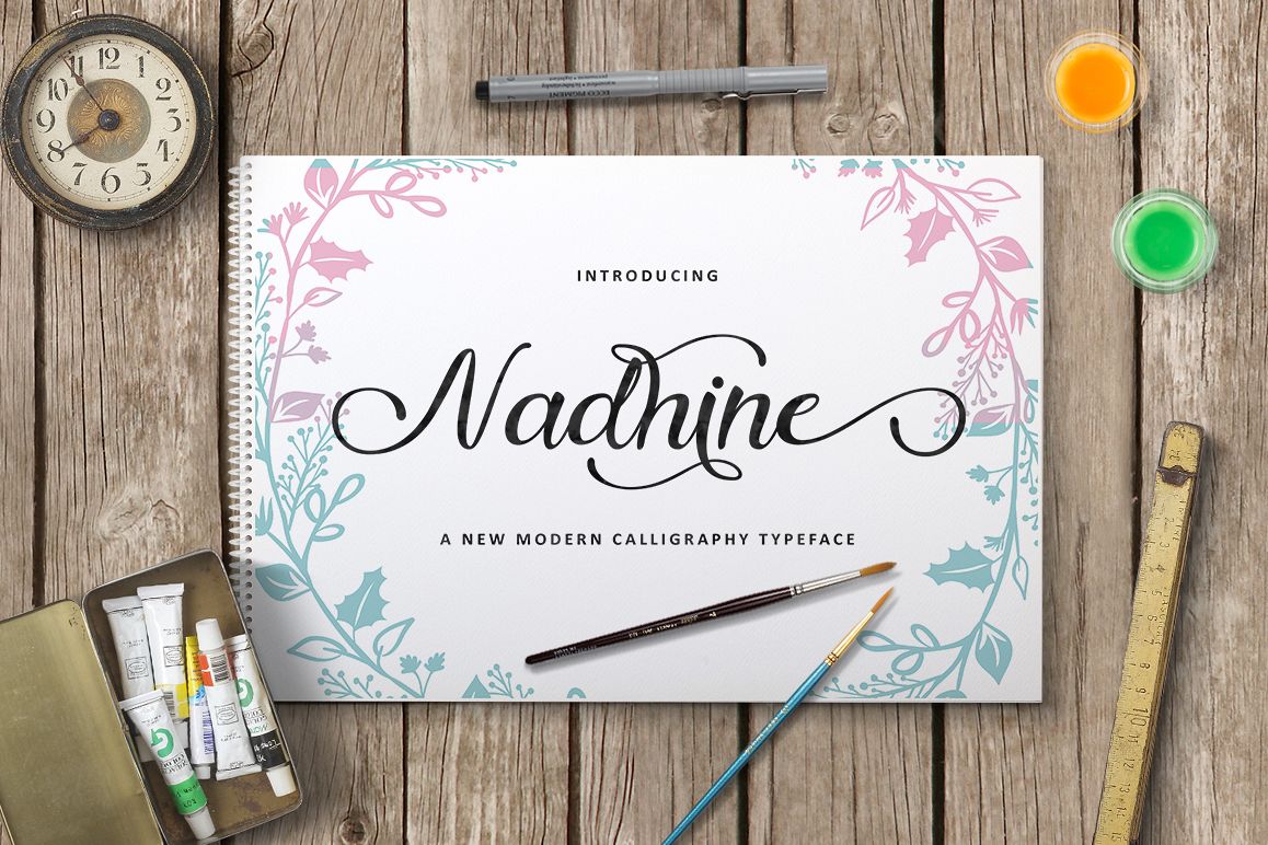 Nadhine Script example image