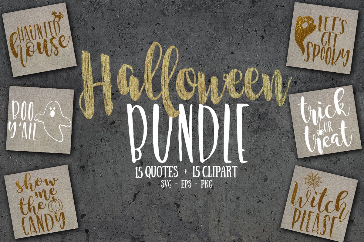 Halloween SVG bundle, PNG & EPS example image