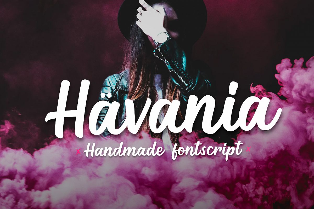 Havania - Font Script example image
