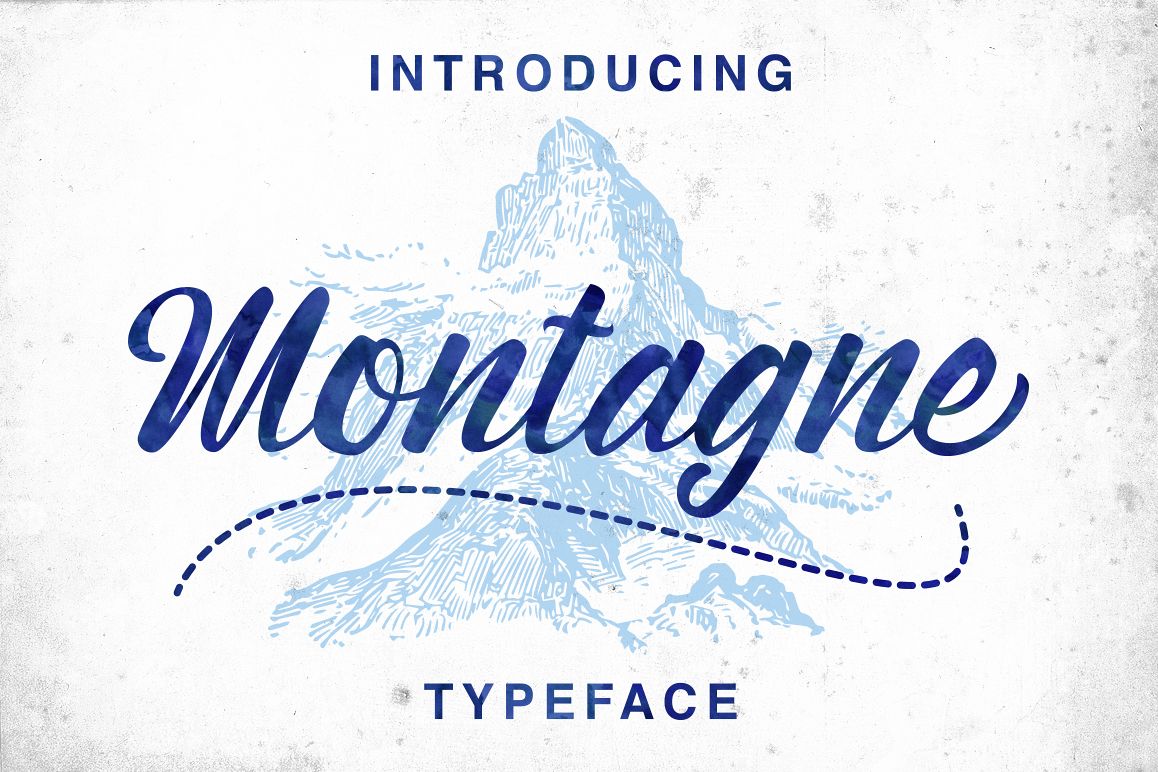Montagne-Typeface-Brush-Lettering