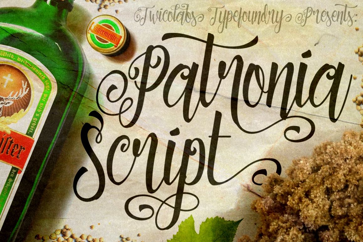 Patronia Script example image
