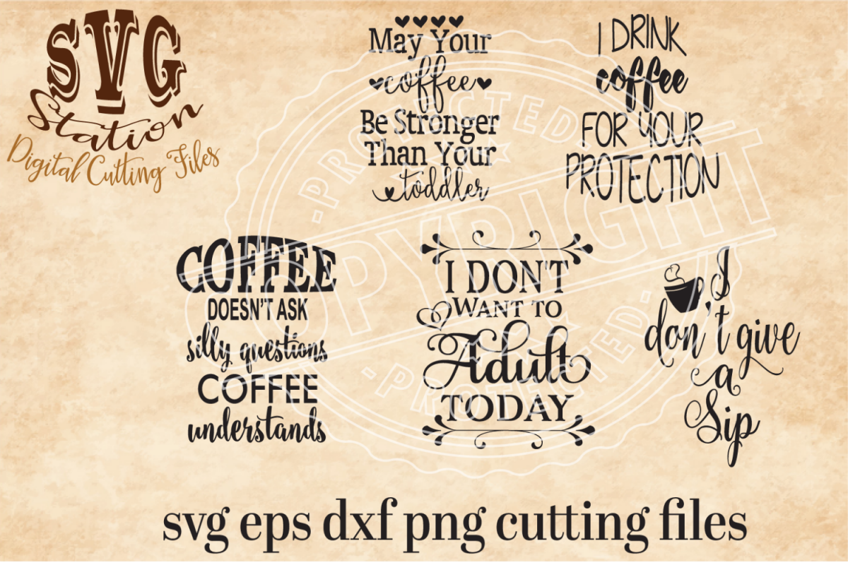 Coffee Svg Cutting Collection example image