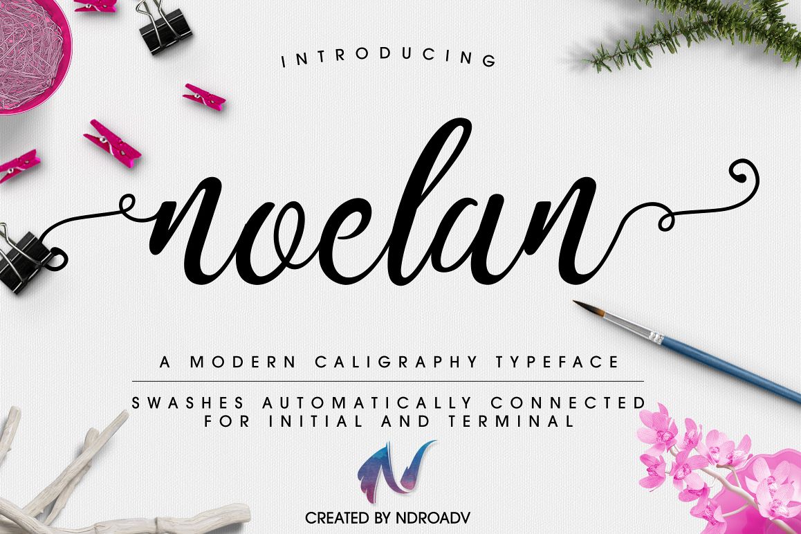 Noelan Script example image