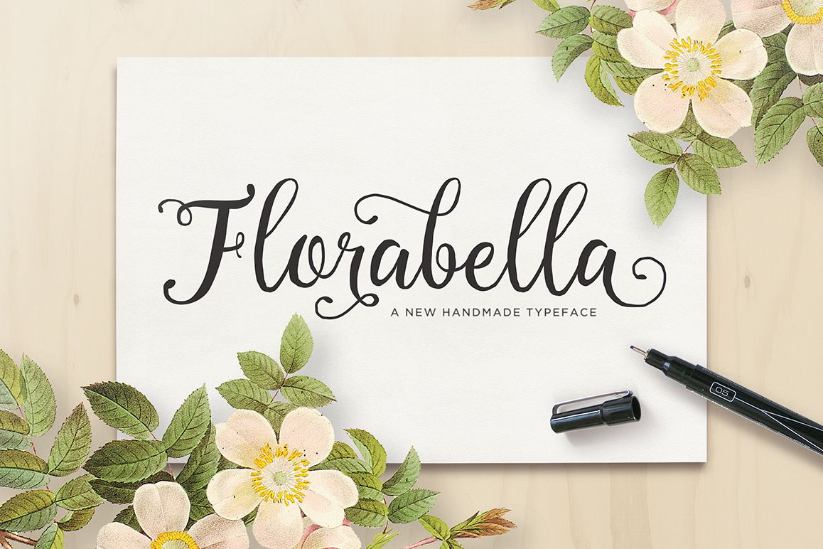 Florabella Typeface example image