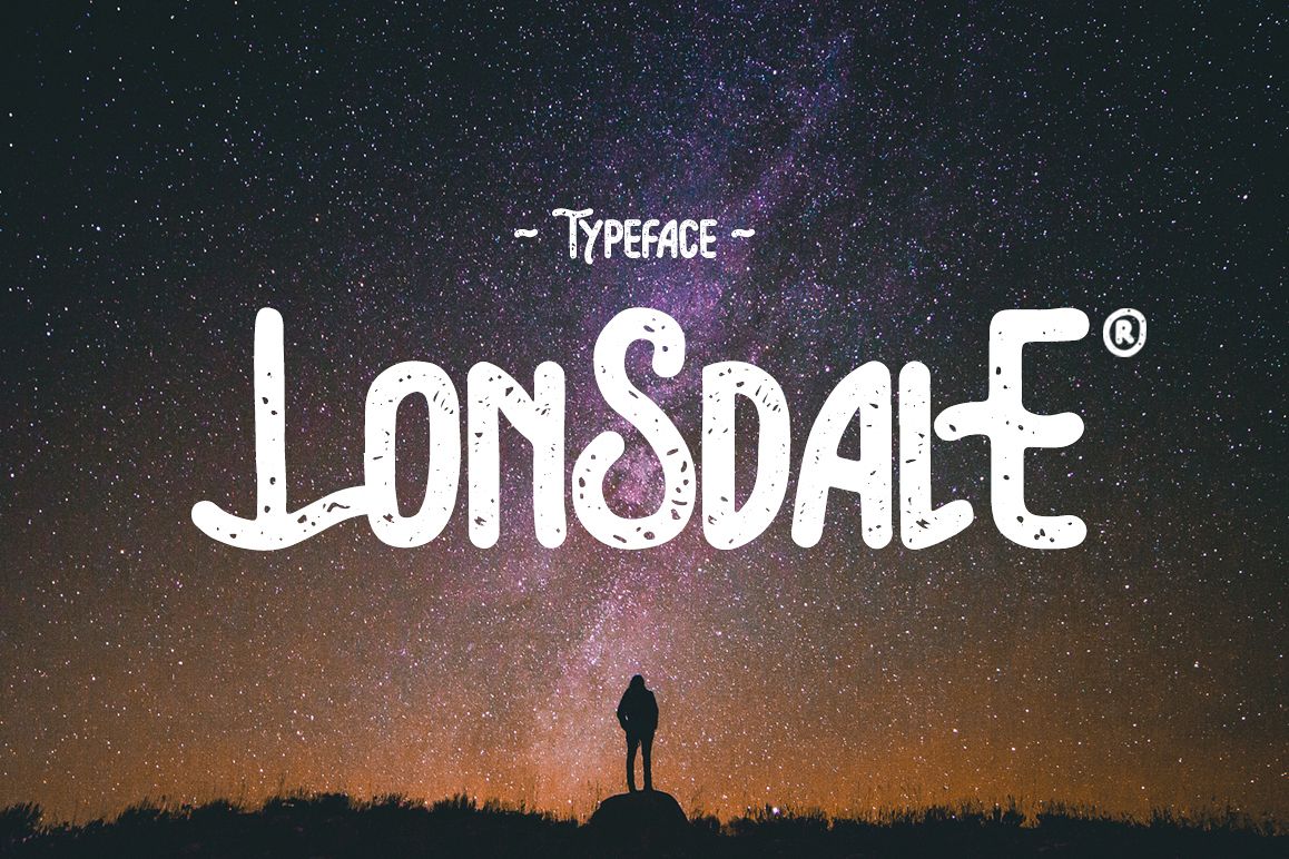 Lonsdale Typeface example image