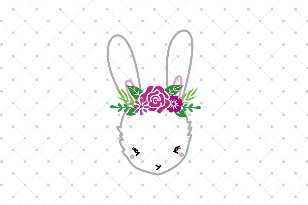 Bunny SVG Cut Files example image